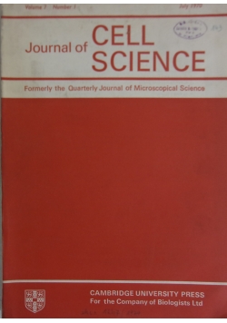 Journal of cell science, july 1970