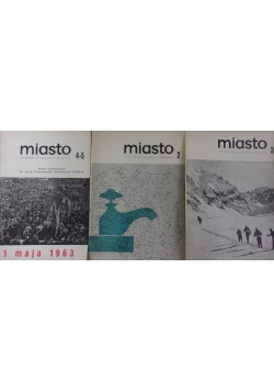 Miasto, zestaw 3 czasopism