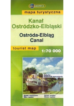 Mapa Turystyczna DAUNPOL Kanał Ostródzko-Elb. br