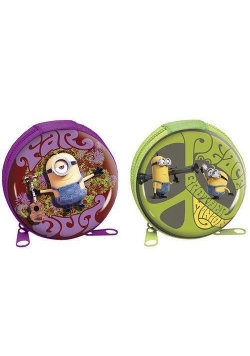 Portmonetka okrągła metalowa Minionki