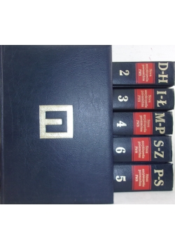 Nowa encyklopedia powszechna PWN,zestaw tomów od I do VI