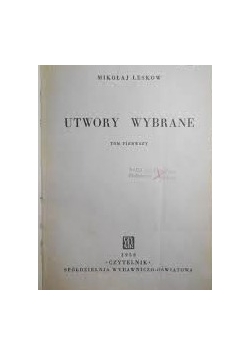 Leskow Utwory wybrane, tom I, 1950 r.