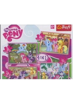 Puzzle 4w1 My little Pony. Wakacje kucyków TREFL