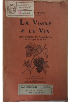 La Vigne & Le Vin, 1949 r.