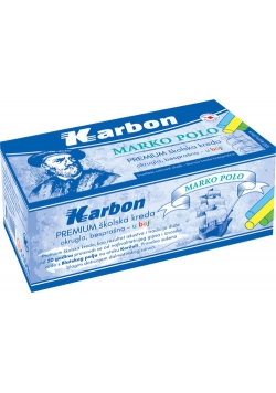 Kreda kolorowa Premium Marco Polo 100 sztuk KARBON