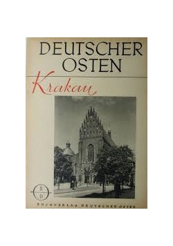 Krakau ein deutsches stadtbild, 1944r.