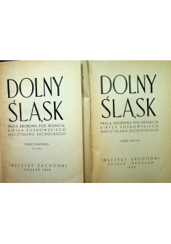 Dolny Śląsk 2 tomy około 1950 r.