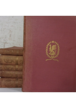 Dzieła, zestaw 6 książek, 1929r.