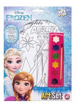Plakaty z farbkami Frozen
