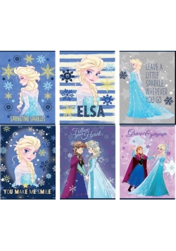 Zeszyt A5/54K linia Frozen Glitter (10szt)