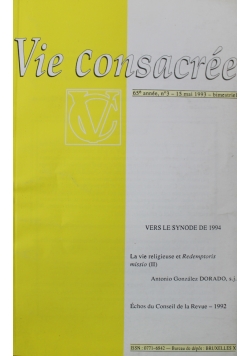 Vie consacree 65e annee N 3 15