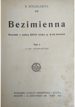 Bezimienna, t. 1-2, 1912r,