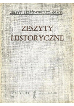 Zeszyty Historyczne ,zeszyt 68