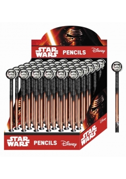 Ołówek z gumką Star Wars (36szt)