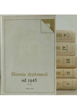 Historia dyplomacji 6 książek