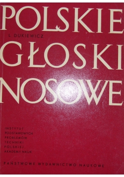 Polskie głoski nosowe. Analiza akustyczna