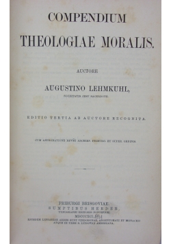 Theologia moralis, tomus II, 1800