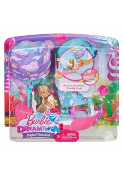Barbie Dreamtopia. Chelsea Magiczna łódka + lalka