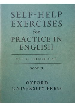Self-Help Exercises for Practice in English ,Book II