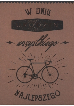 Henry karnet B6 Retro - Urodziny Rower