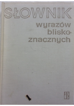 Słownik wyrazów bliskoznacznych