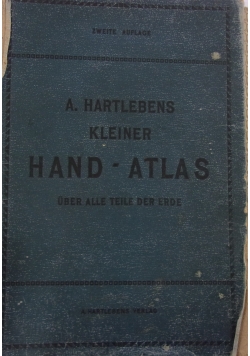 Hand-Atlas uber Alle teile der Erde, ok.1900 r.