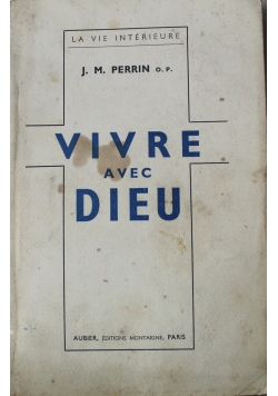 Vivre Avec Dieu