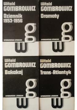 Gombrowicz zestaw 4 książek