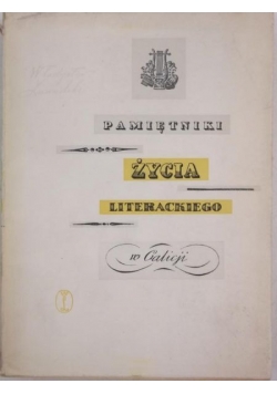 Pamiętniki życia literackiego w Galicji