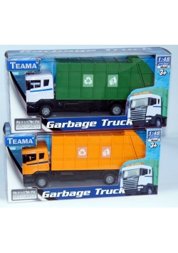 Teama Śmieciarka Scania 1:48 żółty