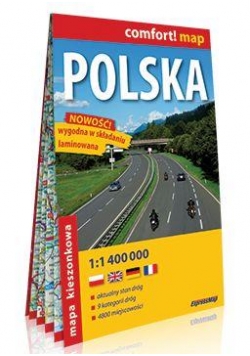 Comfort!map Polska 1:1 400 000 midi mapa