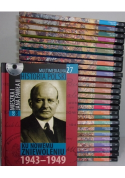 Multimedialna historia Polski, zestaw 27 tomów +CD