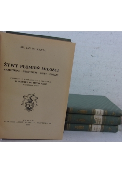 Dzieła Św. Jana od Krzyża, tom I-IV, około 1949 r.