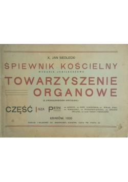 Śpiewnik Kościelny, 1930 r.
