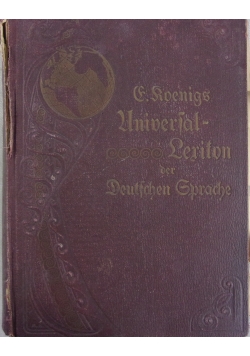 Universal Lexikon der Deutschen Sprache, 1911 r.