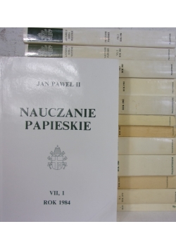 Nauczanie Papieskie ,zestaw 13 książek