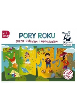 Puzzle Układam i opowiadam Pory roku EDGARD