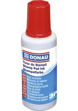 Tusz do stempli czerwony 12 sztuk
