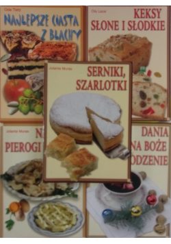 Zestaw 5 książek kucharskich