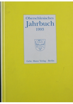 Oberschlesisches Jahrbuch 1993