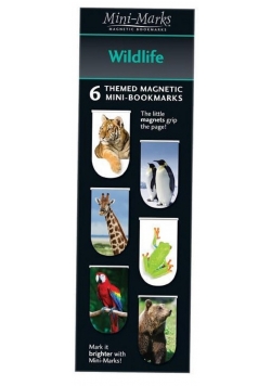 Zakładki magnetyczne Wildlife (6 sztuk)