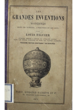 Les Grandes Inventions 1874 r.