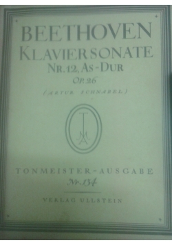 Klaviersonate nr. 12 As - Dur op. 26