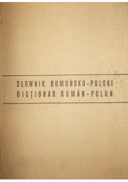 Słownik rumuńsko-polski