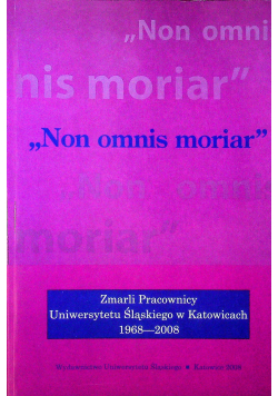 Non omnis moriar