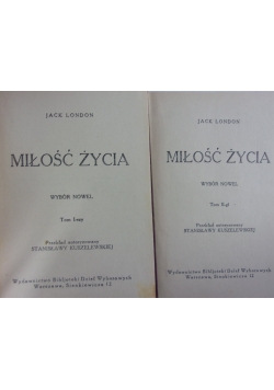 Miłość życia, tom 1 i 2, 1925 r.