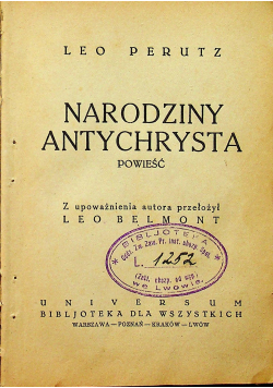 Narodziny Antychrysta
