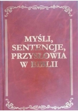 Myśli, sentencje przysłowia