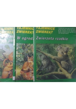 Tajemnice zwierząt 3 tomy