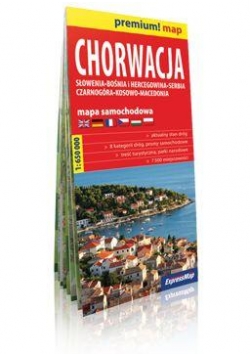 Premium!map Chorwacja, Słowenia, Bośnia mapa